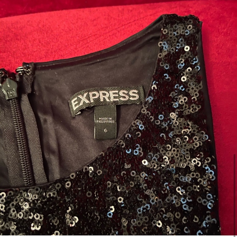 Express Sequin Cutout Dress - Picture 7 of 16